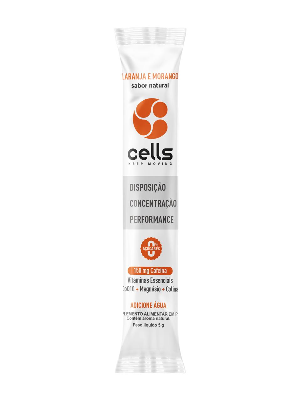 Cells em Sticks sabor Laranja & Morango