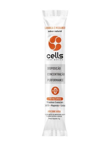 Cells em Sticks sabor Laranja & Morango